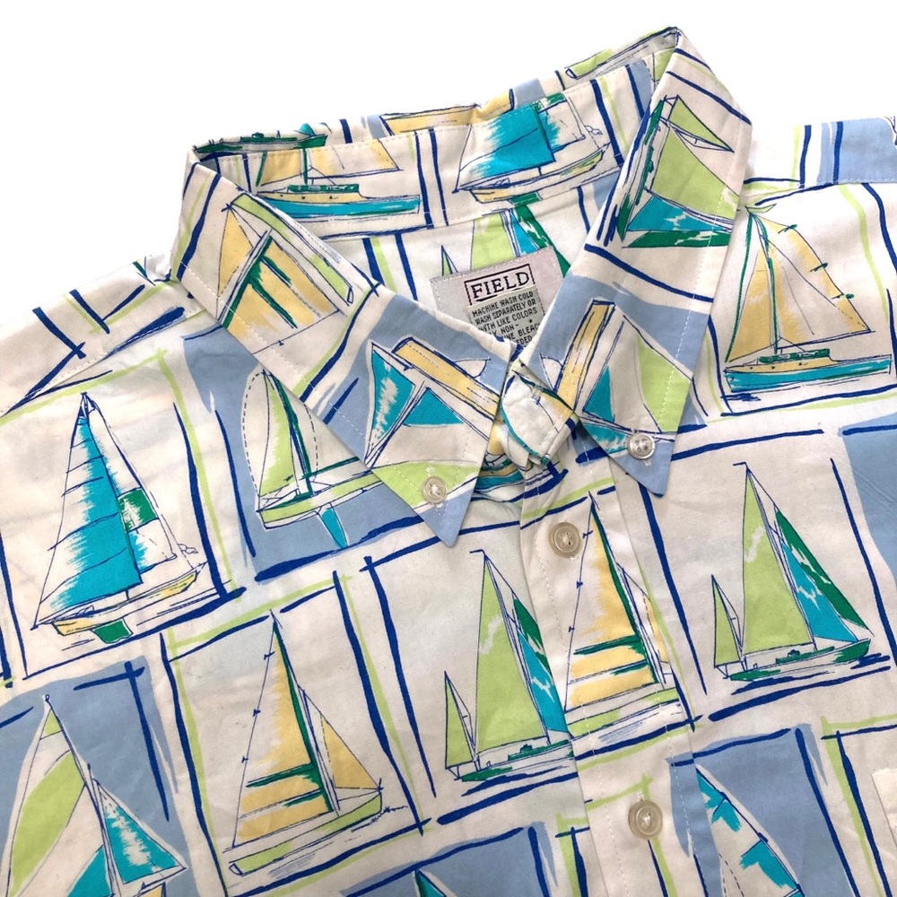 Field Gear Sailboat Shirt L